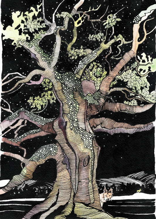 Tree of Life Art Card - Moon Room Shop and Wellness