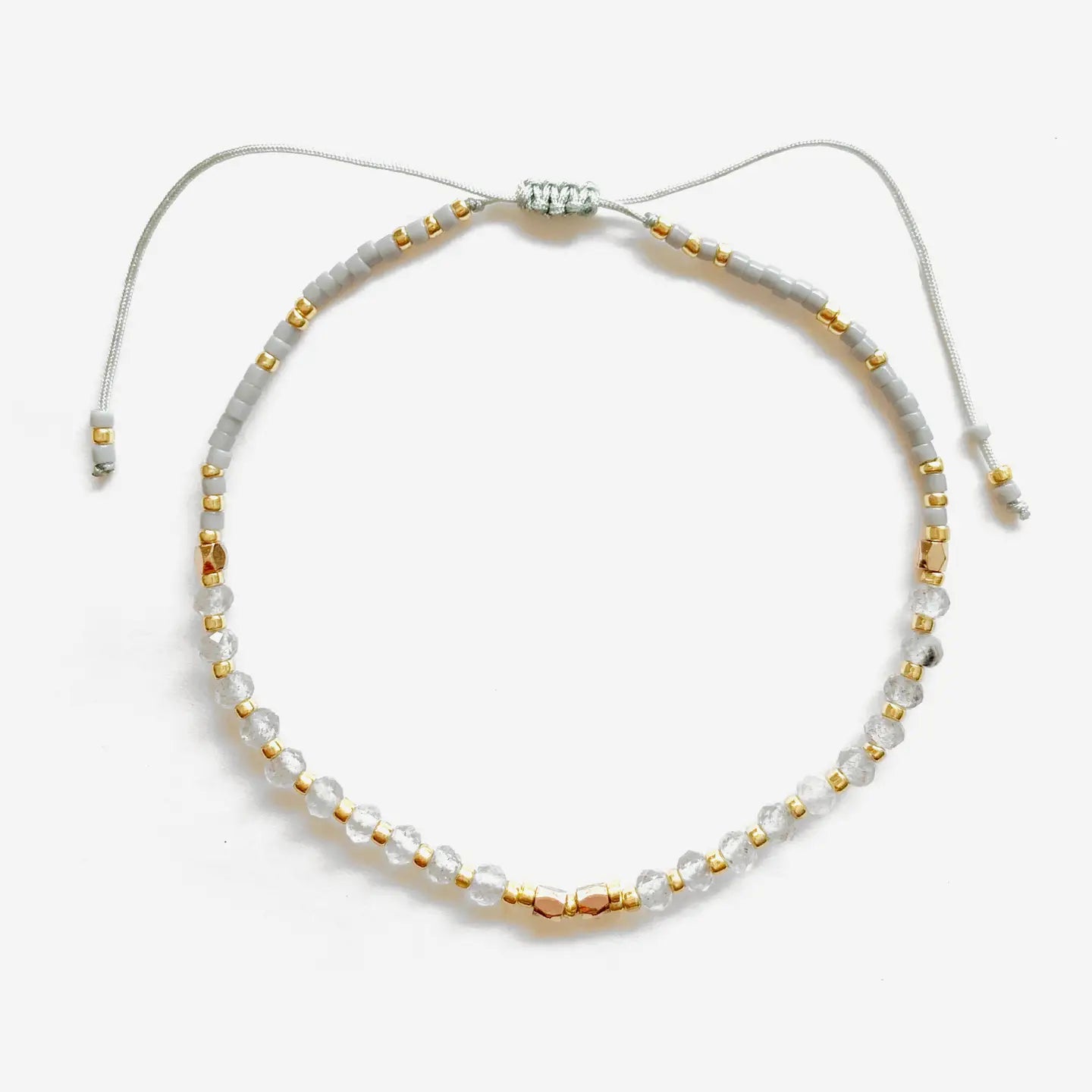 Labradorite Healing Gemstone Stacking Bracelet - Moon Room Shop and Wellness