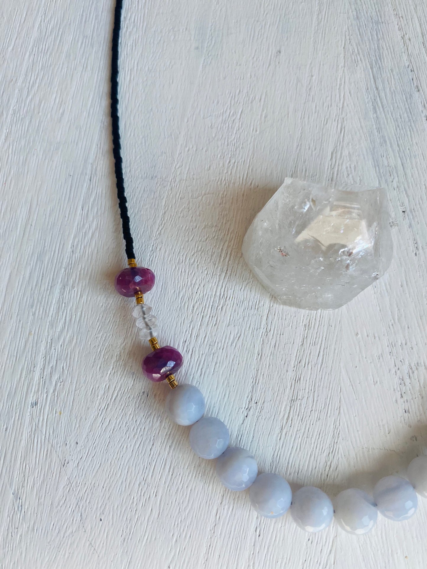 One of a Kind Gemstone Necklace - Moon Room Shop and Wellness