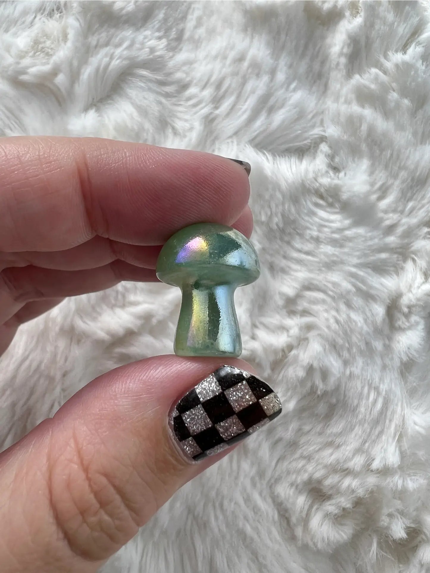Mini Aura Green Aventurine Mushroom - Moon Room Shop and Wellness