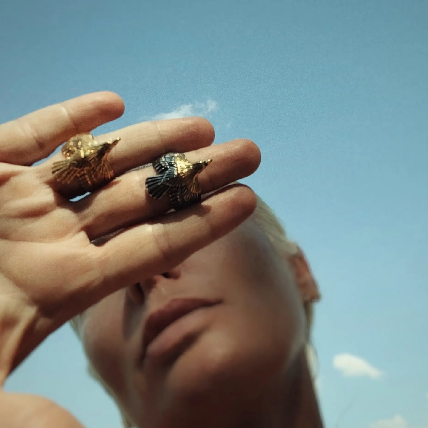 Silver and Gold Eagle Ring - Moon Room Shop and Wellness