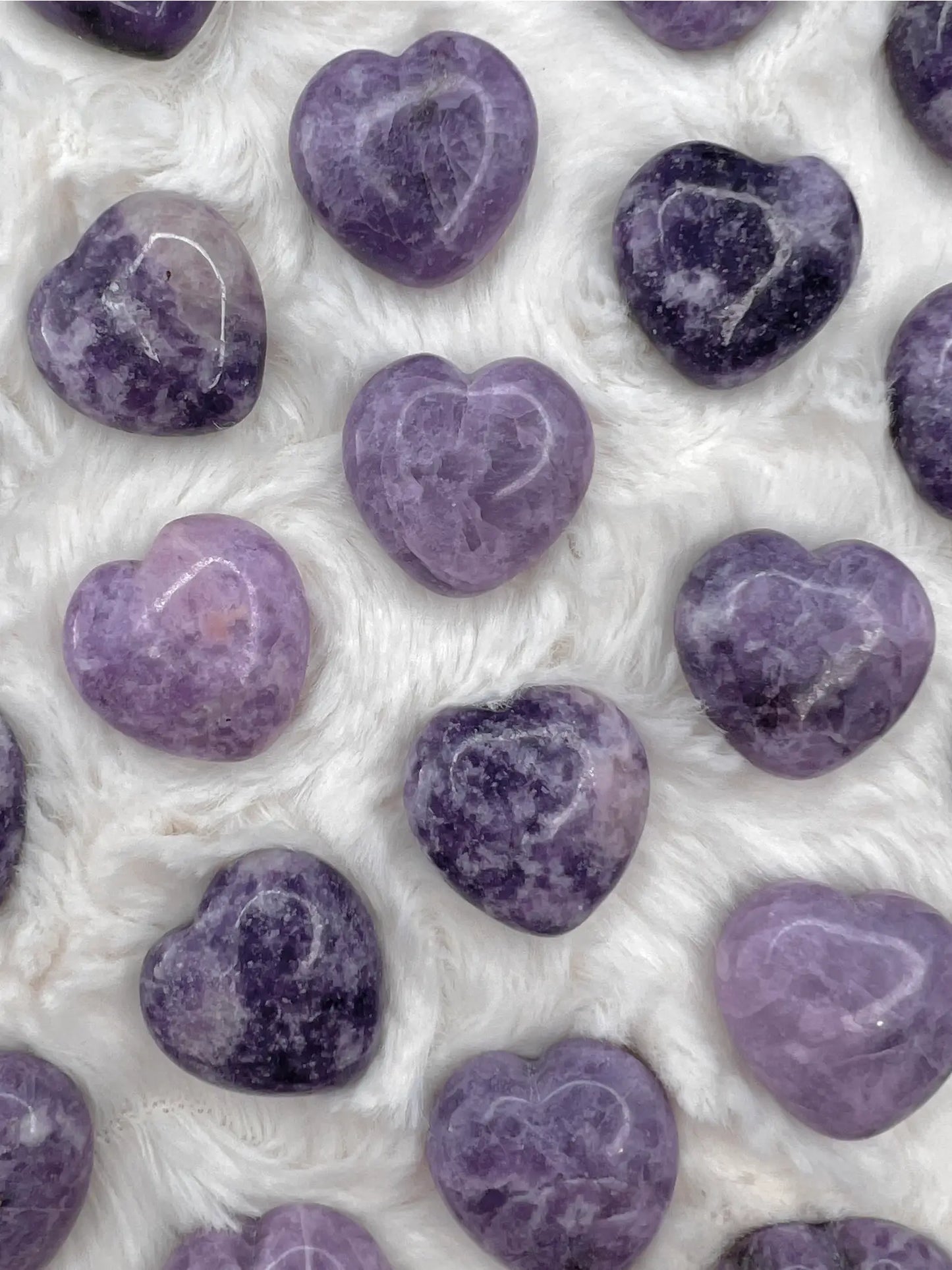 Lepidolite Heart - Moon Room Shop and Wellness