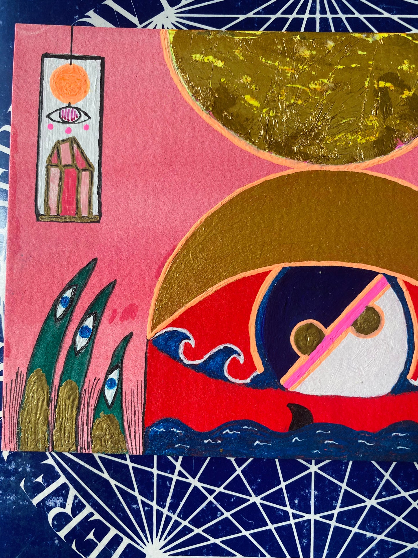 New Path- Original 4x6 - Moon Room Shop and Wellness