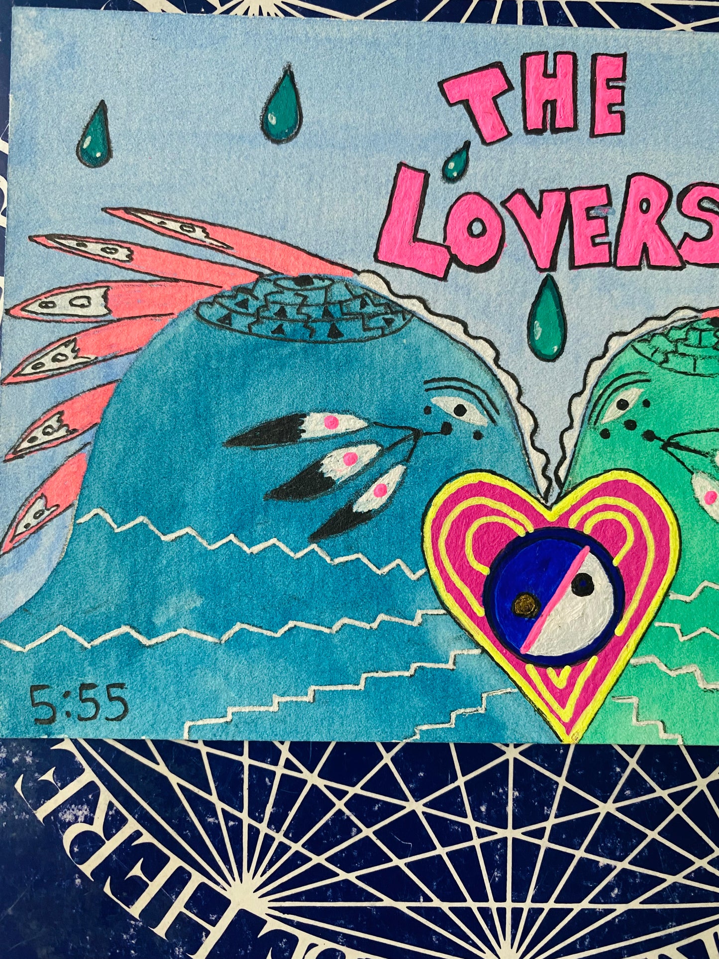 The Lovers-555 Original 4x6 - Moon Room Shop and Wellness