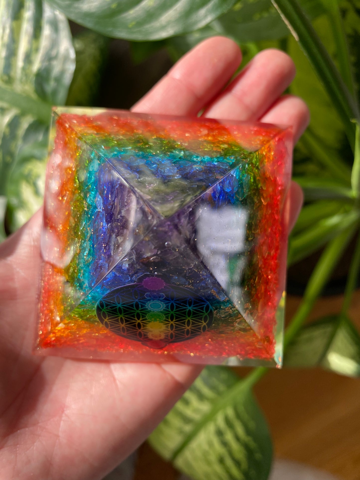 Chakra Orgone Pyramid - Moon Room Shop and Wellness