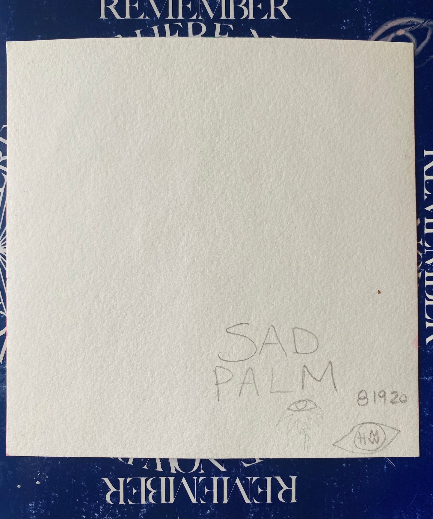 SAD PALM - Original 6x6 - Moon Room Shop and Wellness