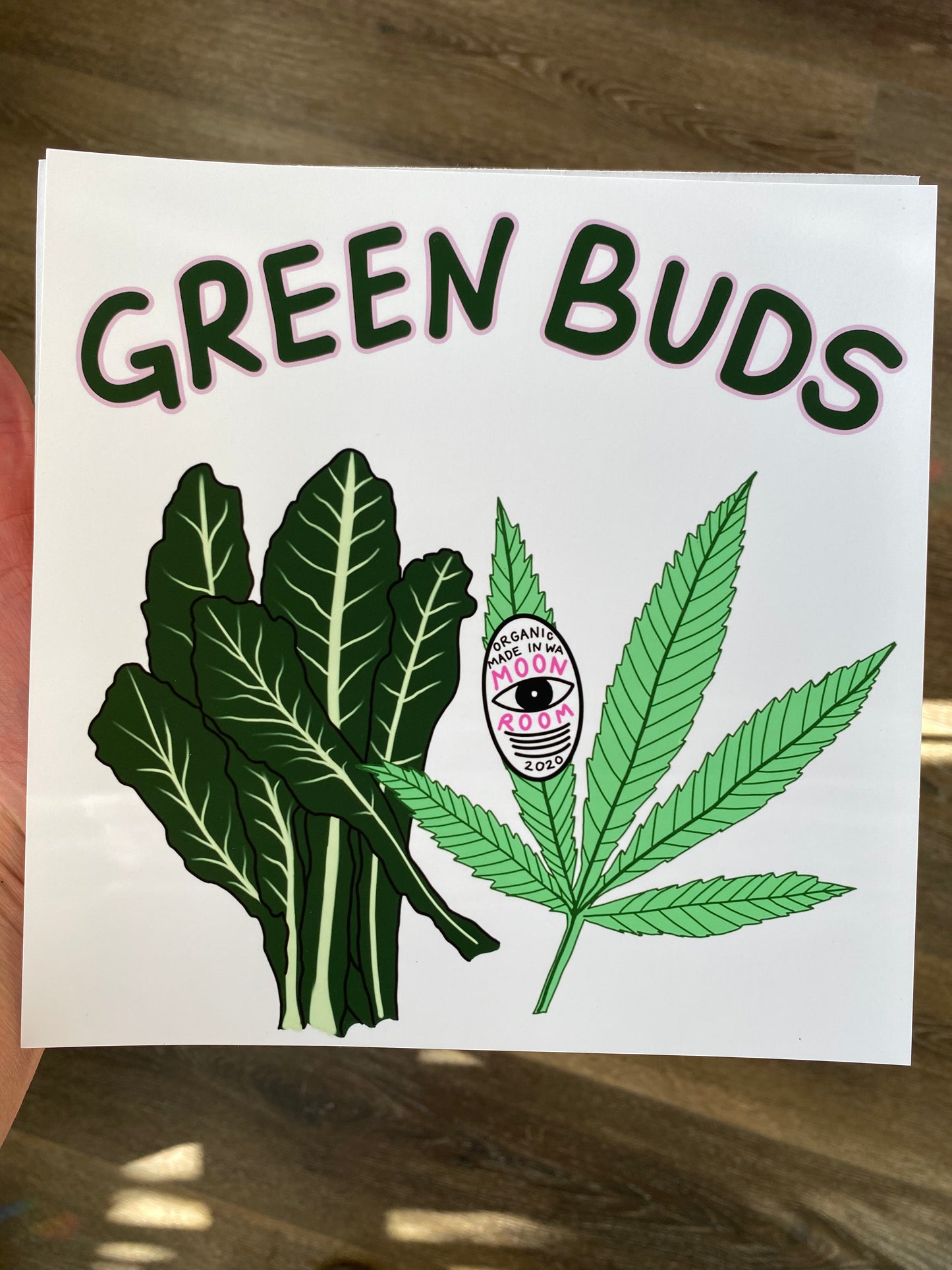 Green Buds - 8x8 Print - Moon Room Shop and Wellness