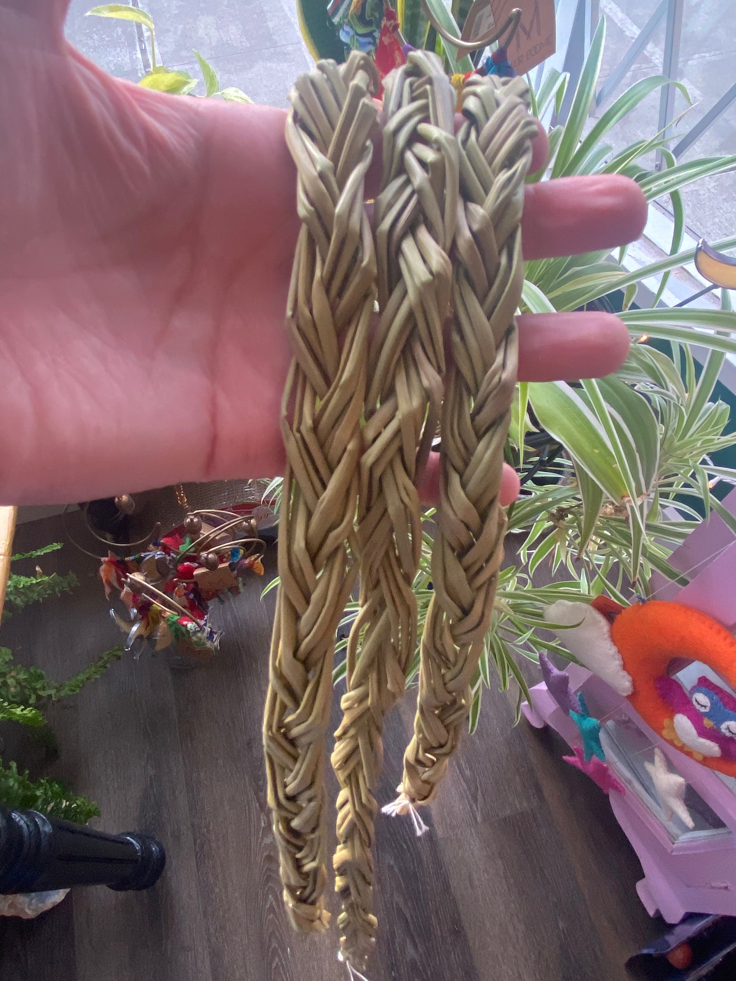 20 inch Sweetgrass Braid- Sustainable- Sun Dried - Moon Room Shop and Wellness