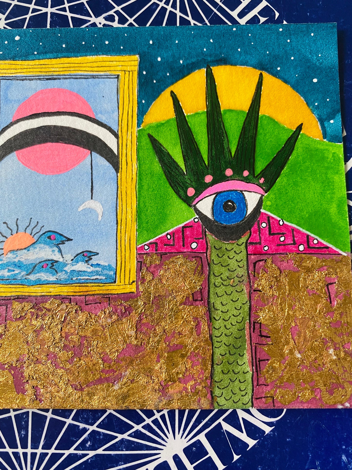 Saturday Dream - Original 4x6 - Moon Room Shop and Wellness