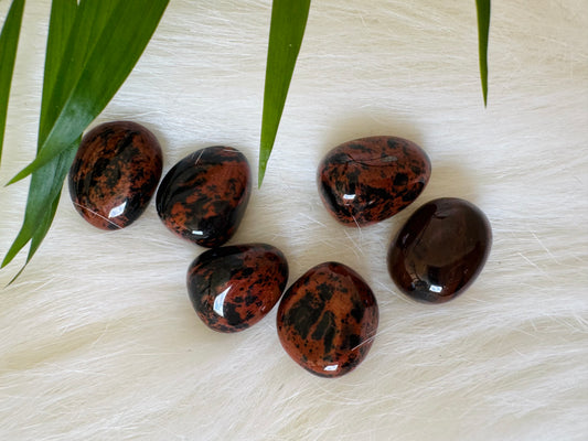 Mahogany Obsidian Tumbled - Moon Room Shop and Wellness