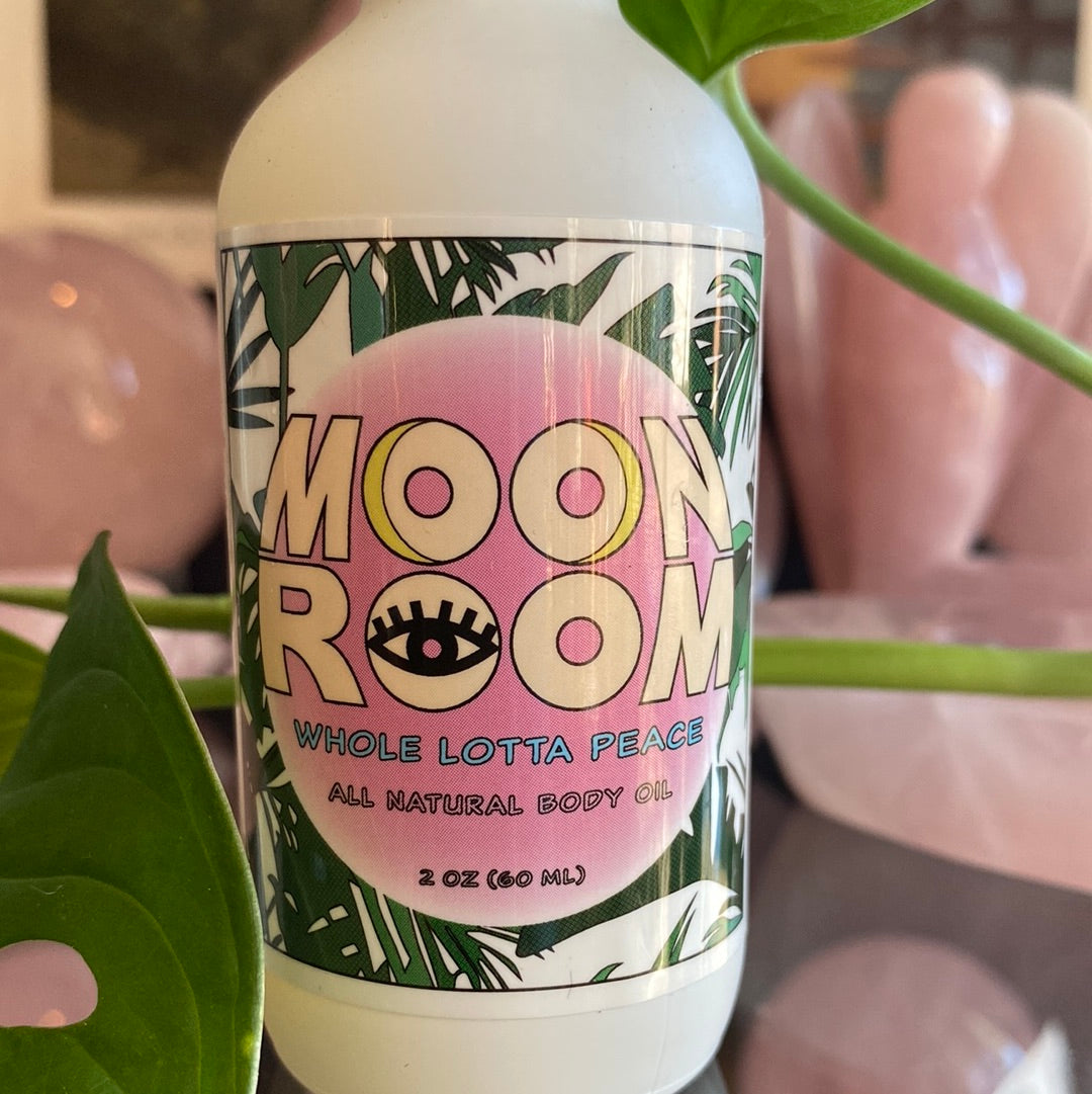Moon Room Whole Lotta Peace All Natural Body Oil 2oz. - Moon Room Shop and Wellness