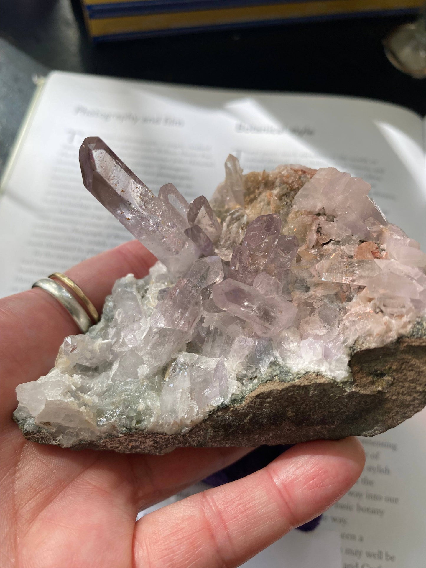 Goboboseb Amethyst on the Matrix 298 g Namibia - Moon Room Shop and Wellness