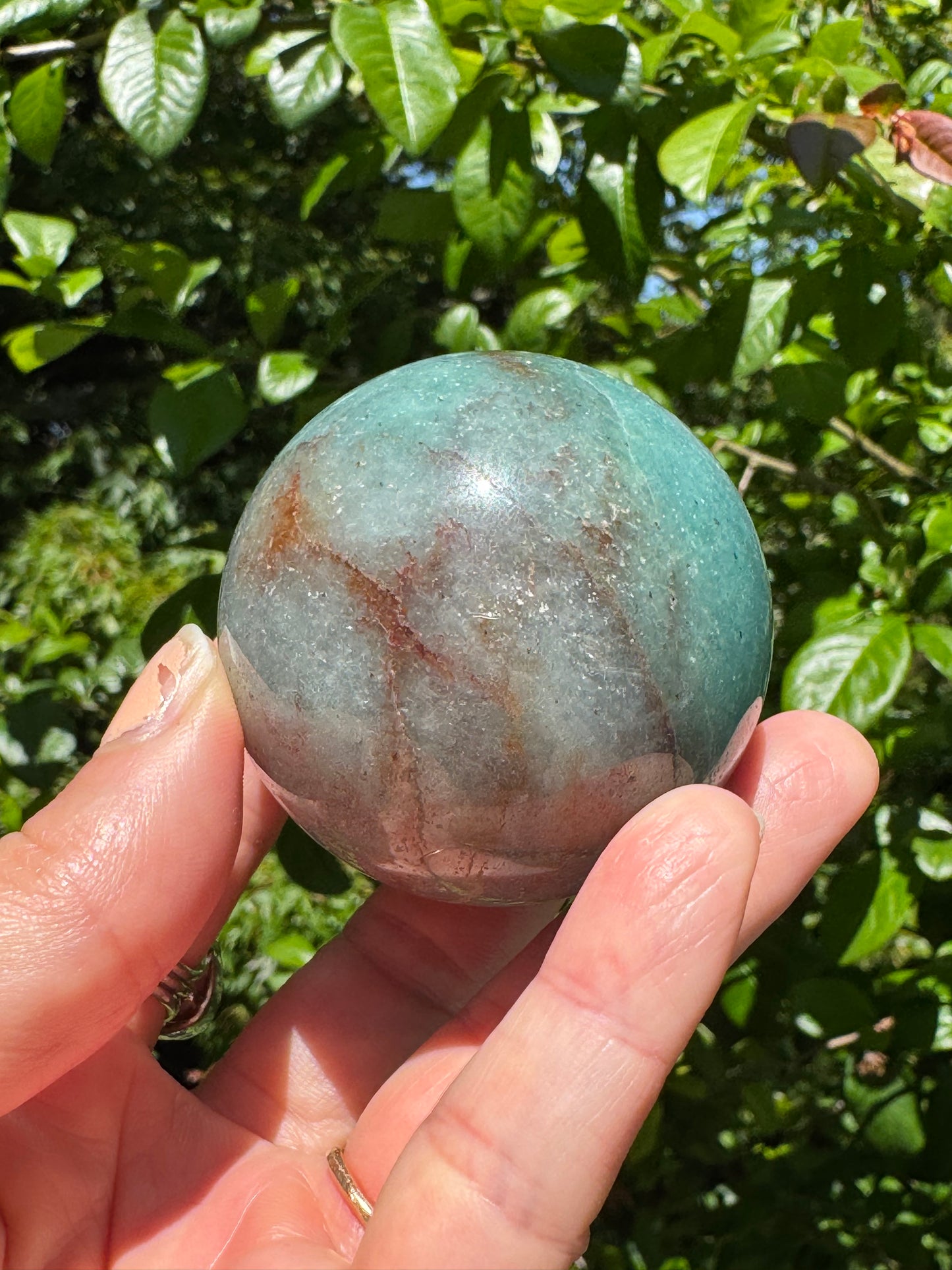 Green Aventurine  Beautiful Sphere - Brazil  180 g - Moon Room Shop and Wellness