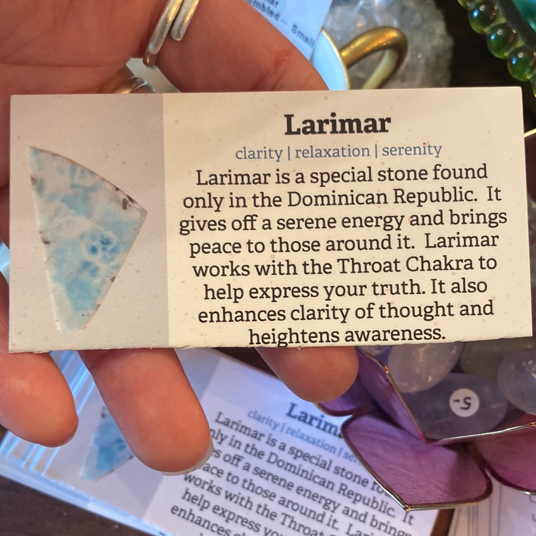 Larimar Tumbled- Large - Moon Room Shop and Wellness