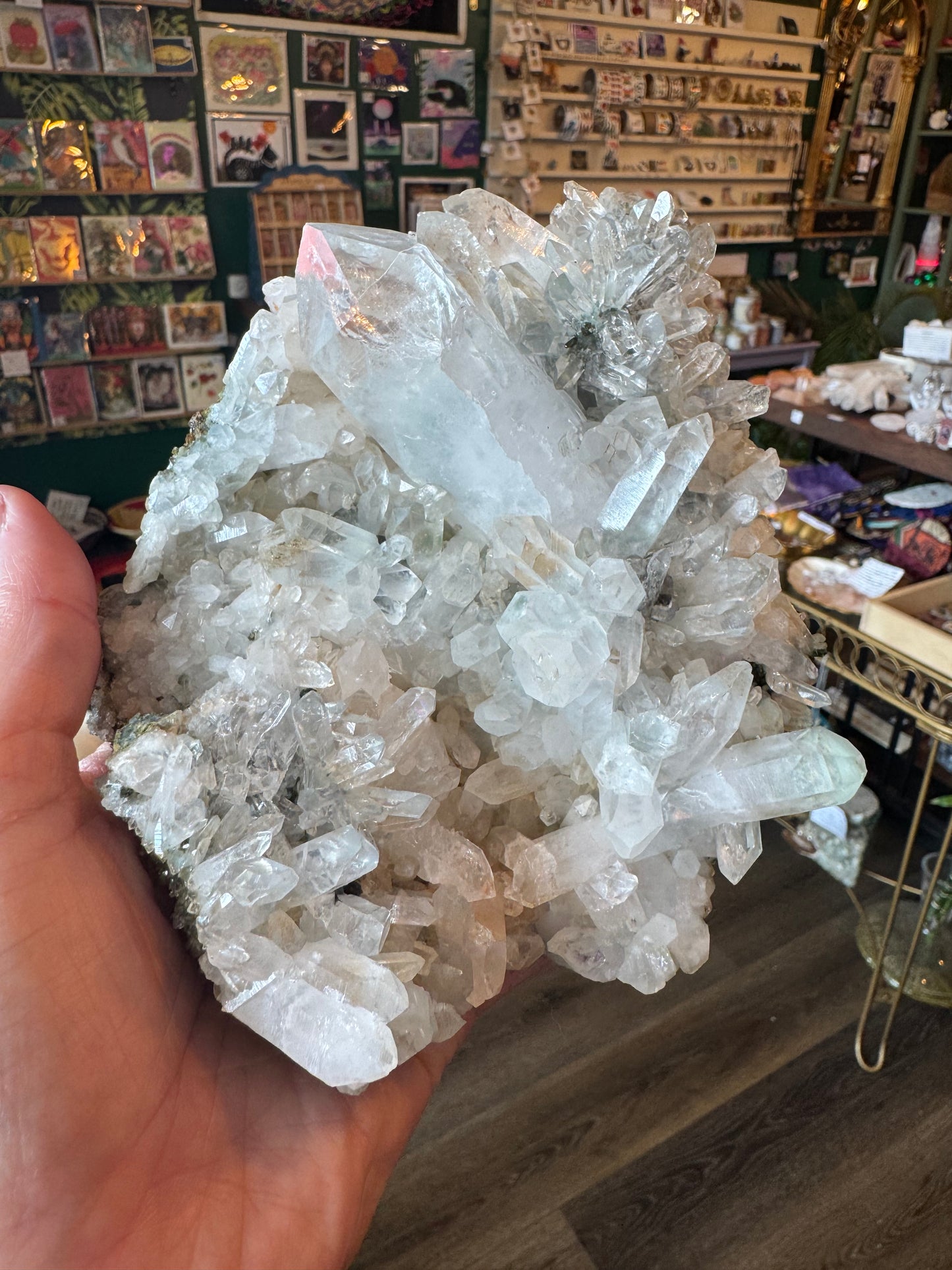 Quartz Cluster 1.28 lb Sparkly Beauty! - Moon Room Shop and Wellness
