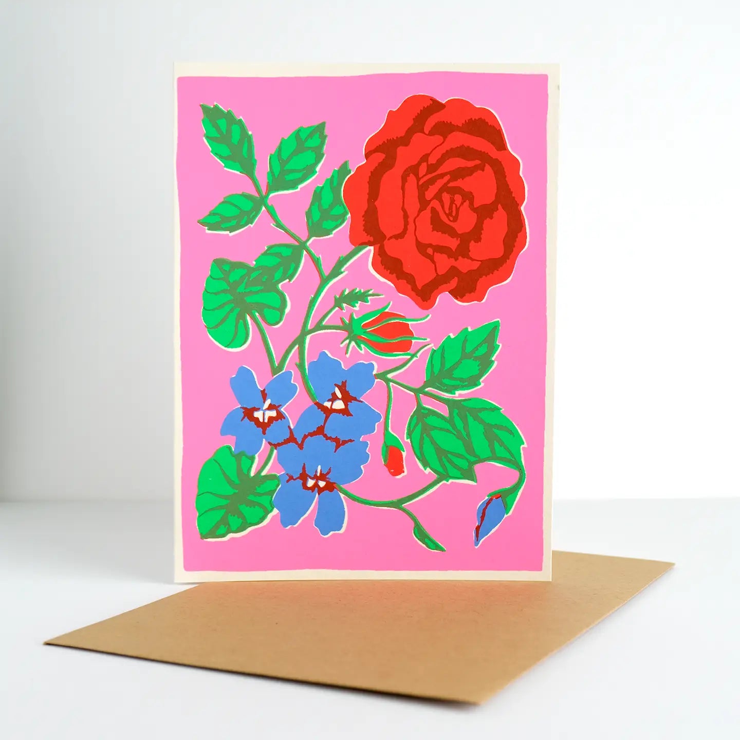 Roses & Violets Card - Moon Room Shop and Wellness