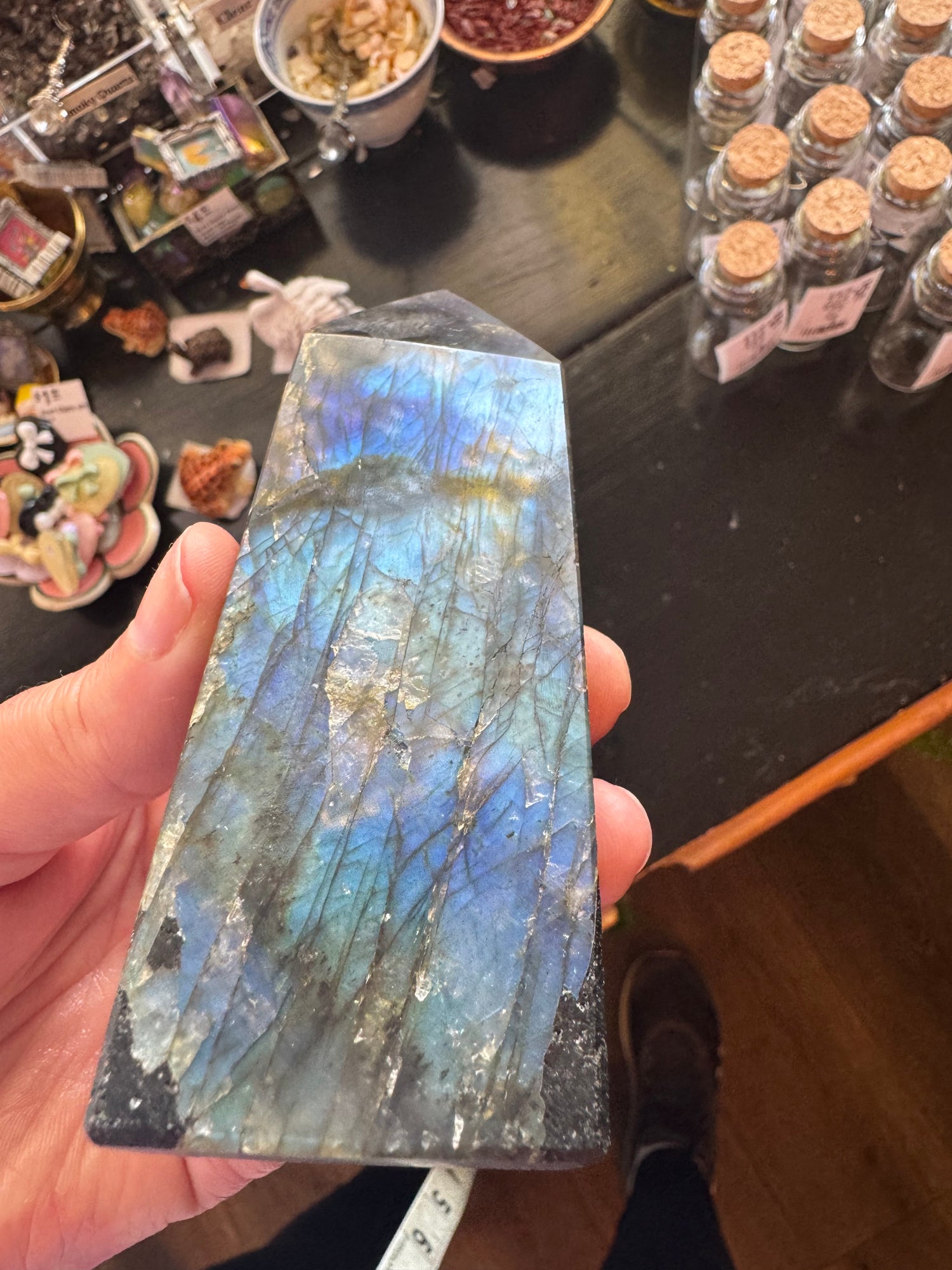 Labradorite Tower 221 g Madagasccar - Moon Room Shop and Wellness