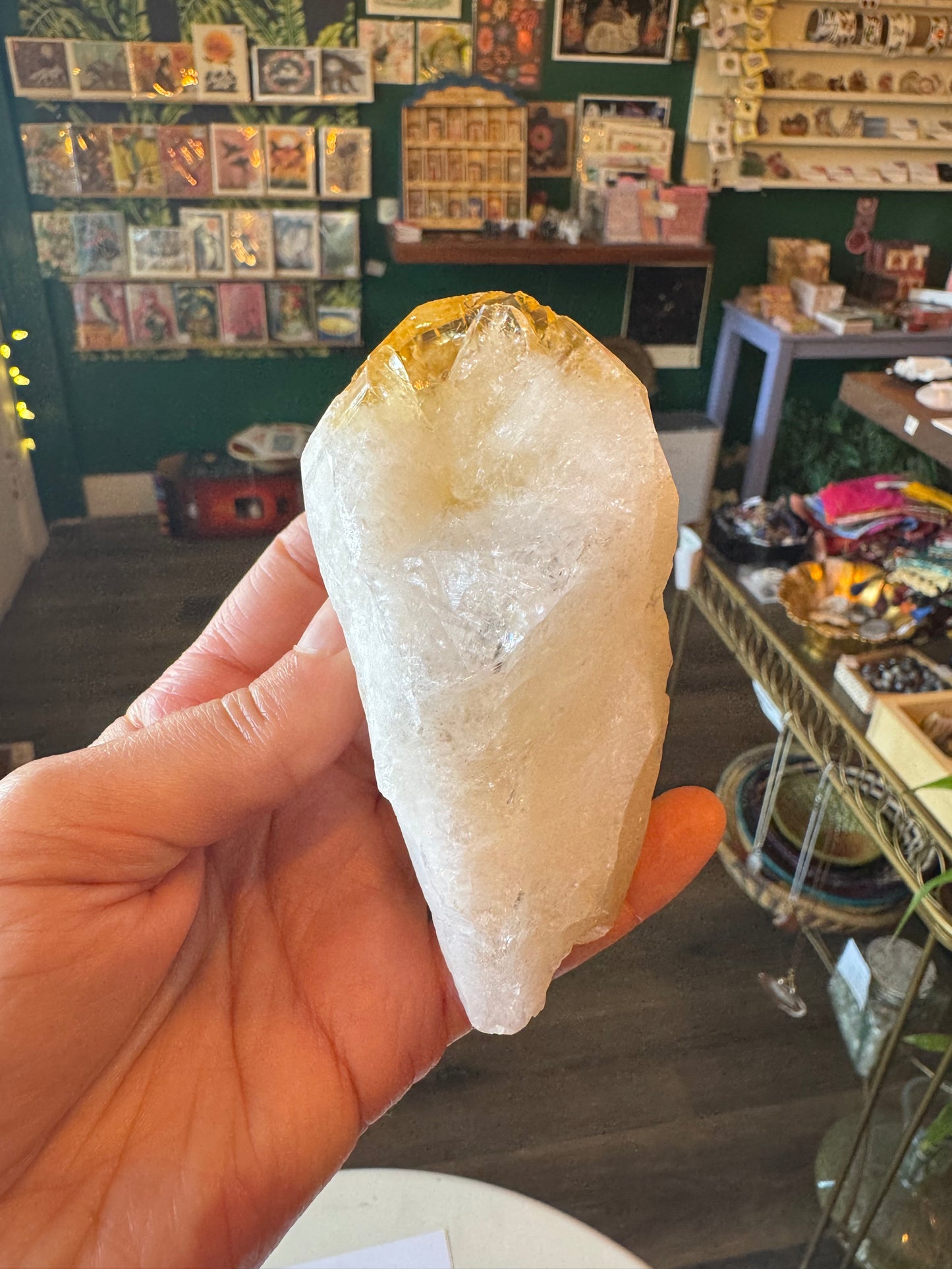 Citrine (heat treated) Rough Point 261 g