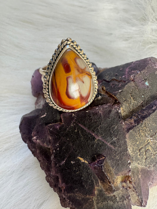 Noreena Jasper 925 Sterling Silver Ring Size 7.75 - Moon Room Shop and Wellness