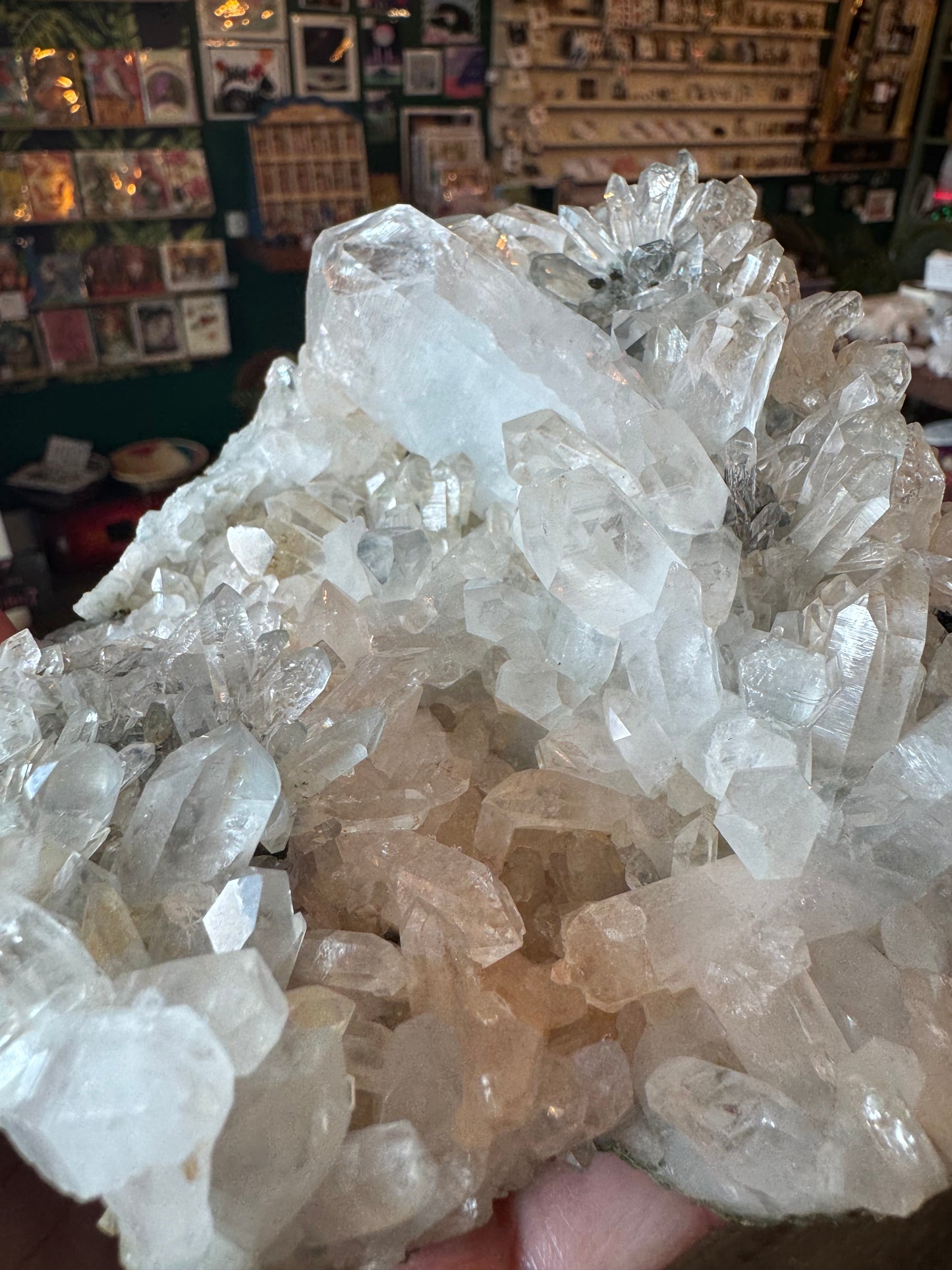 Quartz Cluster 1.28 lb Sparkly Beauty! - Moon Room Shop and Wellness
