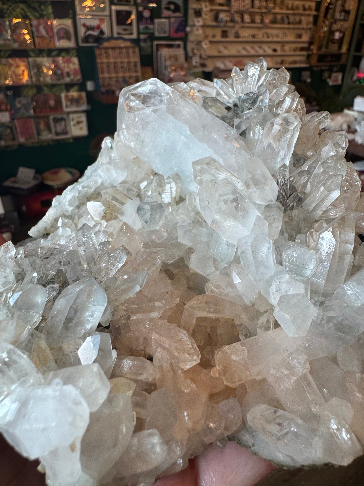 Quartz Cluster 1.28 lb Sparkly Beauty! - Moon Room Shop and Wellness