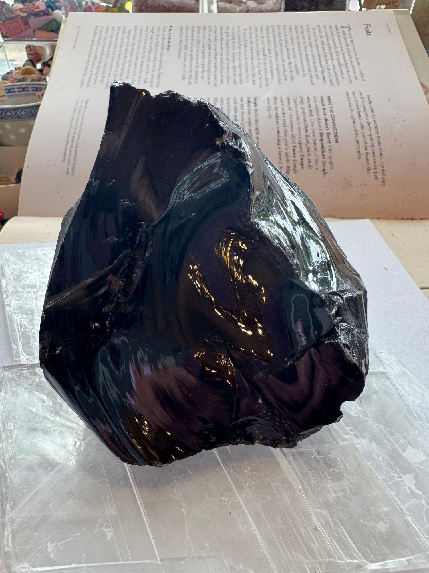 Black Obsidian Raw 1.4lb - Moon Room Shop and Wellness