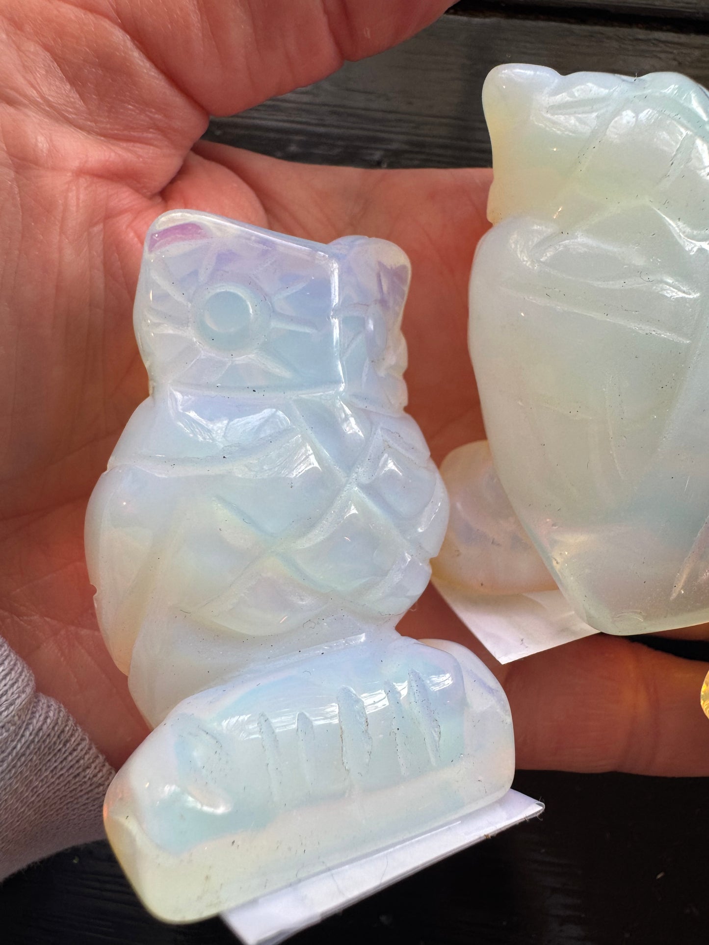 Opalite Owl 2 inch - Moon Room Shop and Wellness