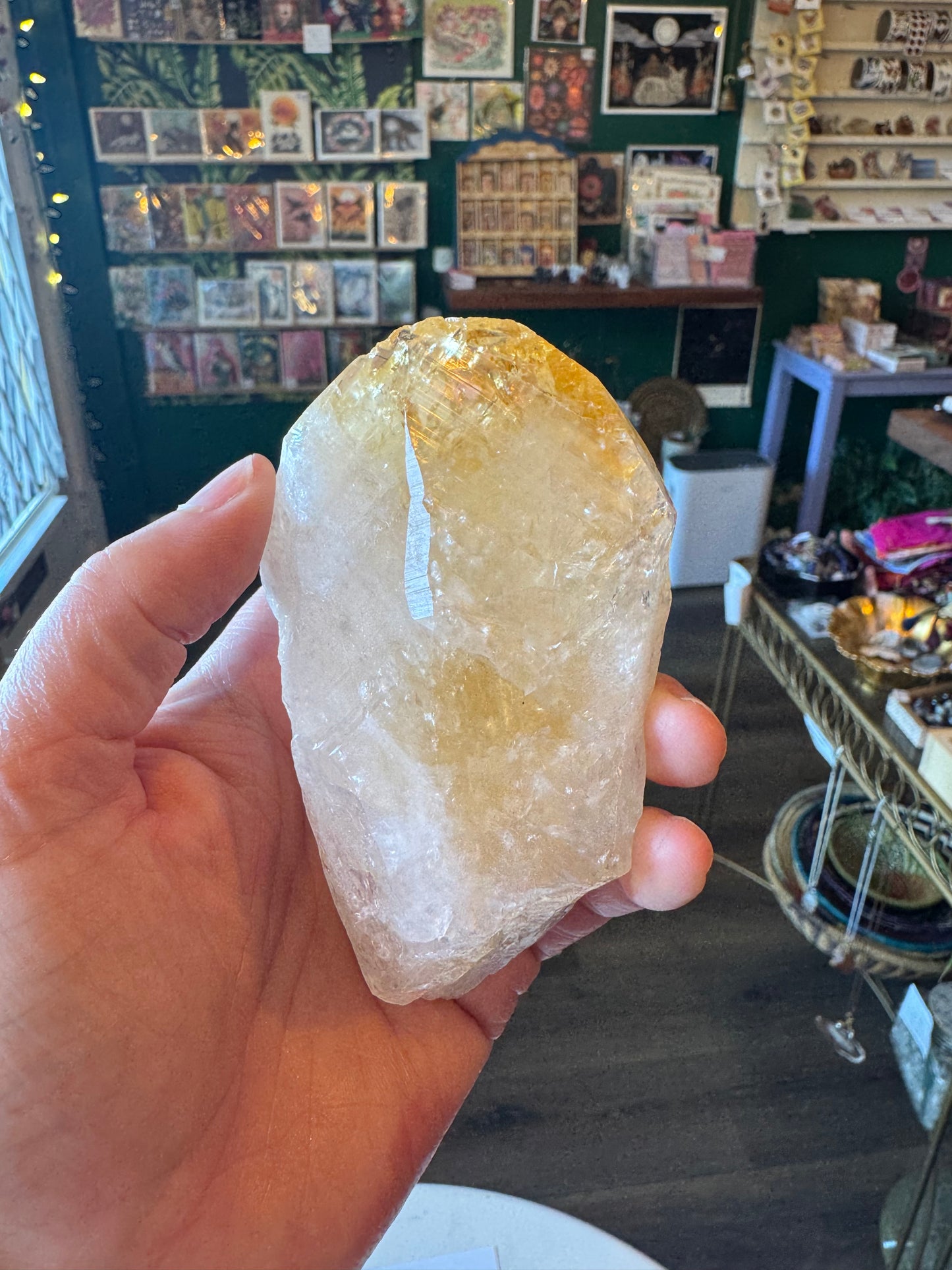Citrine (heat treated) Rough Point 261 g