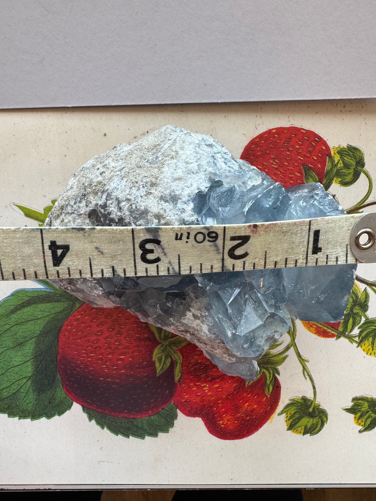 Celestite Cluster 2.08 lb - Moon Room Shop and Wellness