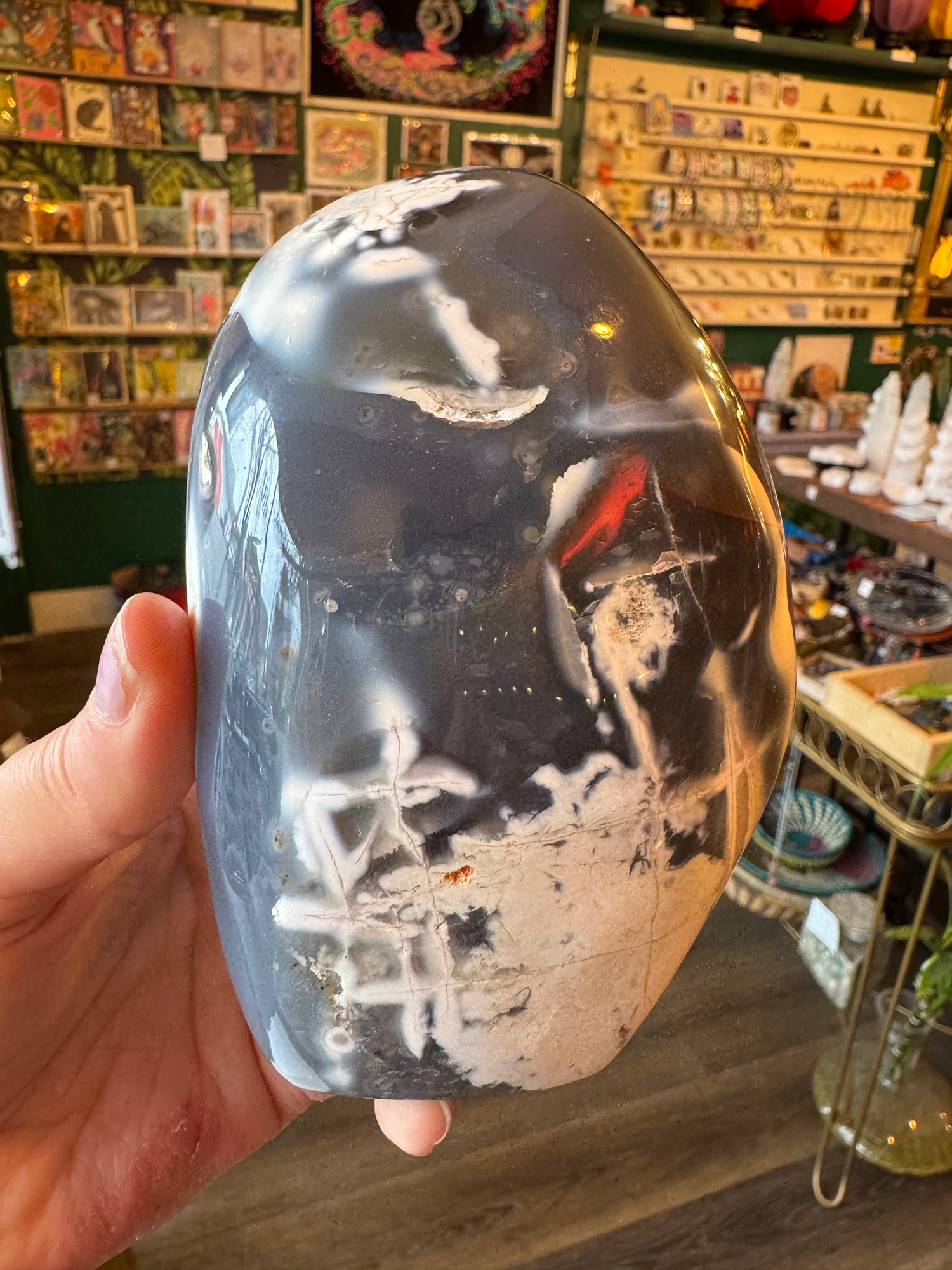 Orca Agate Freeform 2.53 lb - Moon Room Shop and Wellness