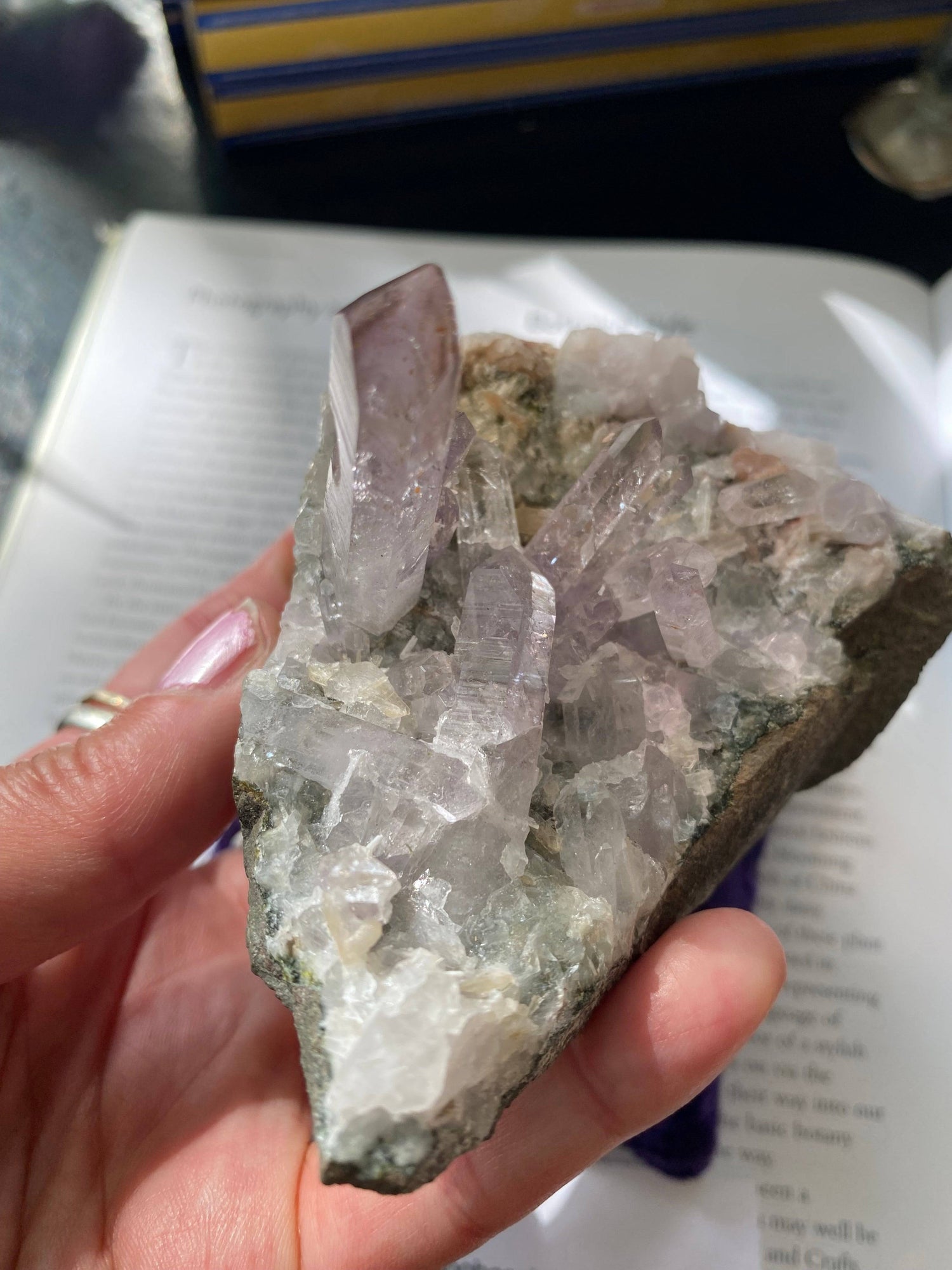 Goboboseb Amethyst on the Matrix 298 g Namibia - Moon Room Shop and Wellness