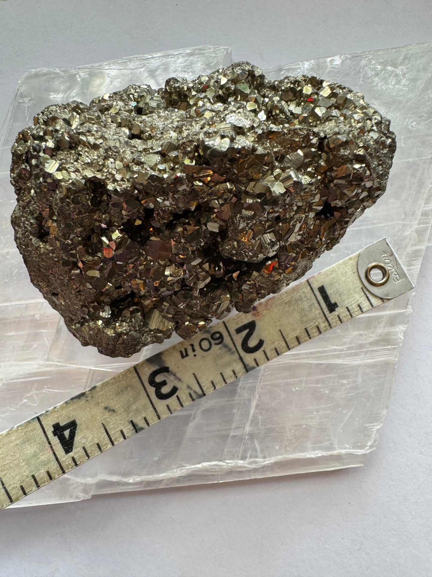 High Grade Peruvian Pyrite Cluster 1.03 lb Peru - Moon Room Shop and Wellness