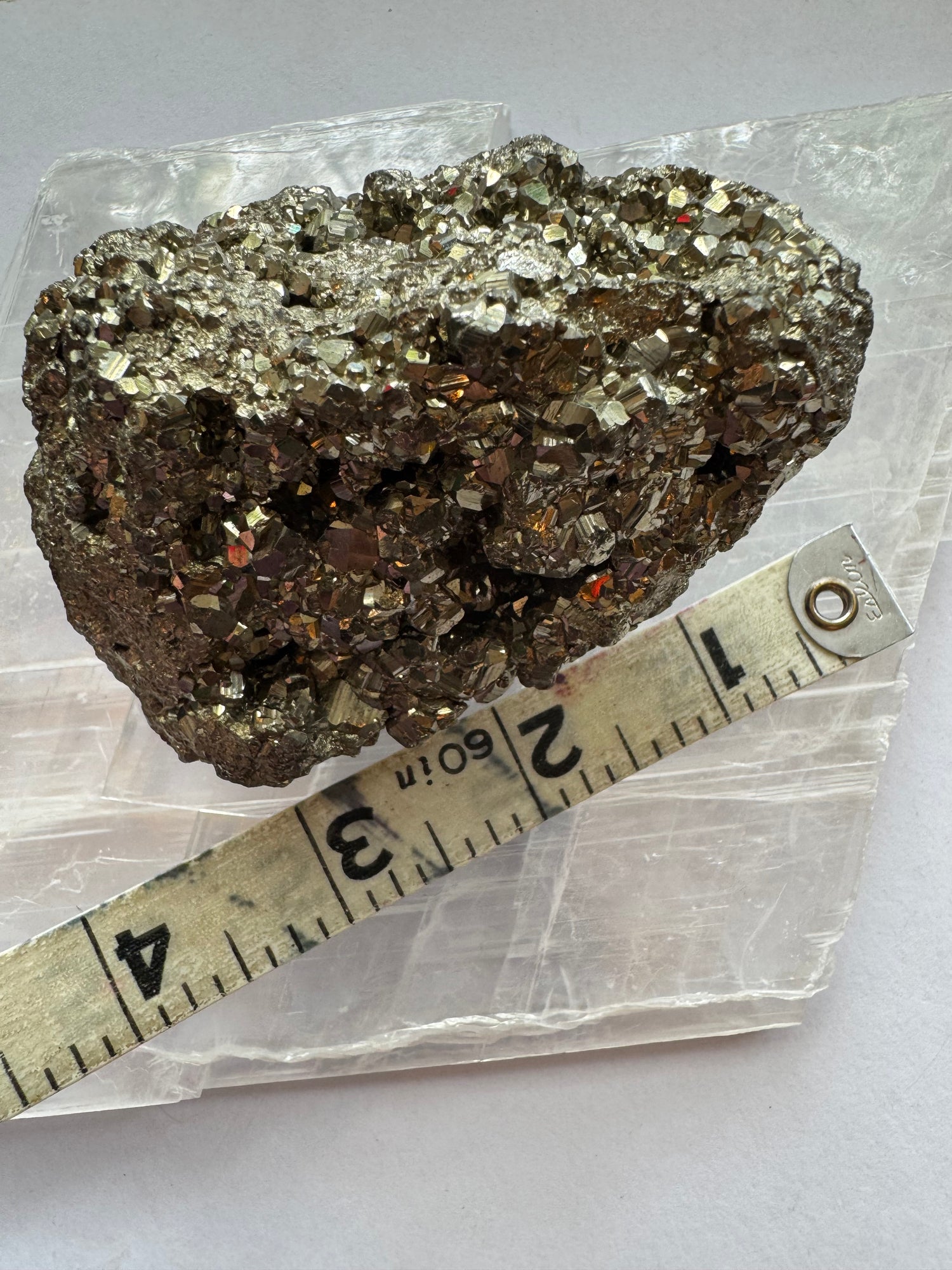 High Grade Peruvian Pyrite Cluster 1.03 lb Peru - Moon Room Shop and Wellness