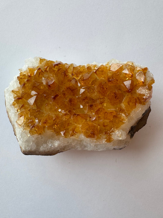 Citrine (heat treated) Cluster  307 g Brazil - Moon Room Shop and Wellness