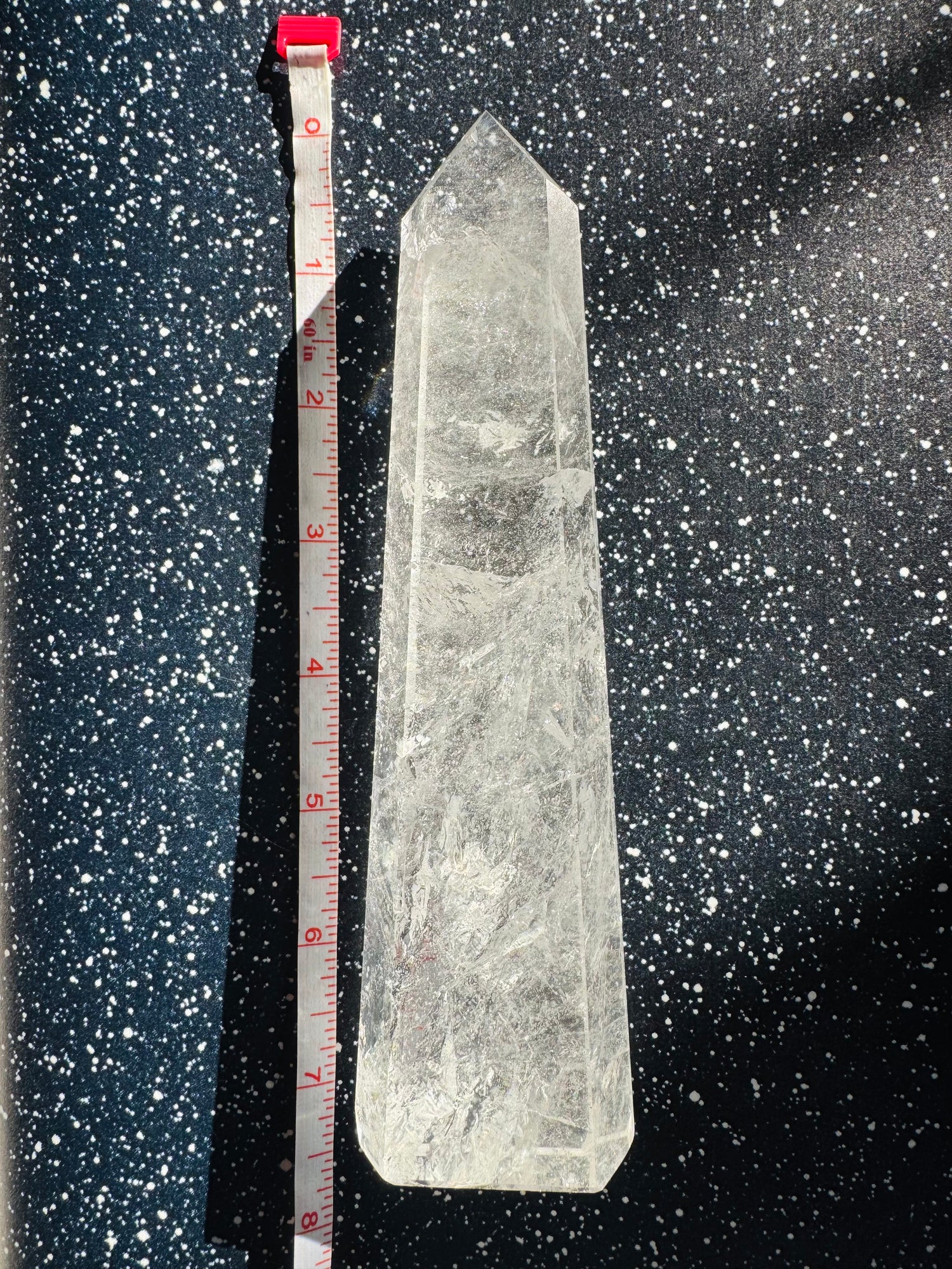 Clear Quartz Tower 374 g Brazil Beauty - Moon Room Shop and Wellness