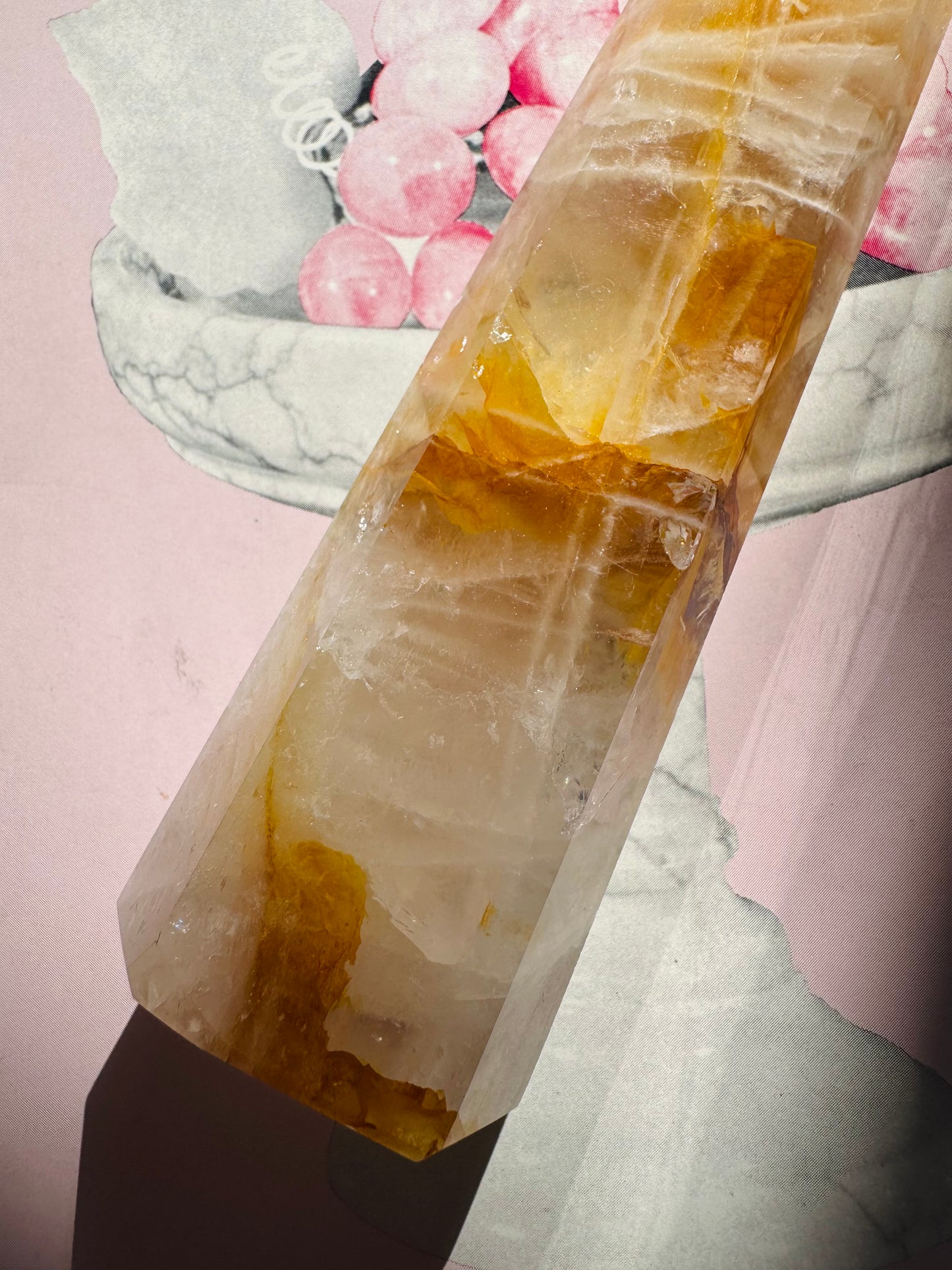 Golden Healer Quartz Tower 232 g Brazil - Divine Beauty - Moon Room Shop and Wellness