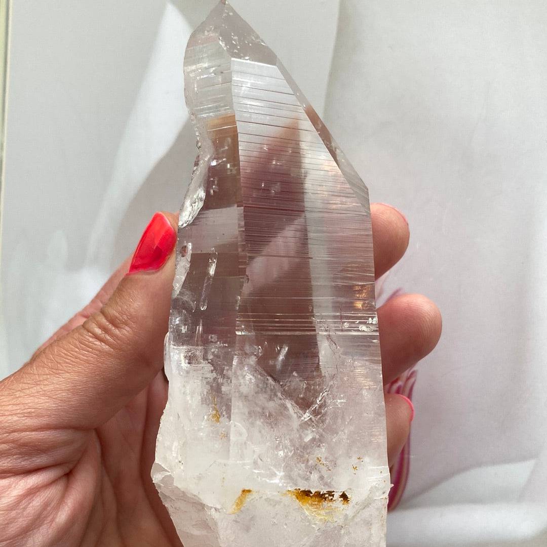 Lemurian Quartz Crystal Grade A 316 g Colombia - Moon Room Shop and Wellness