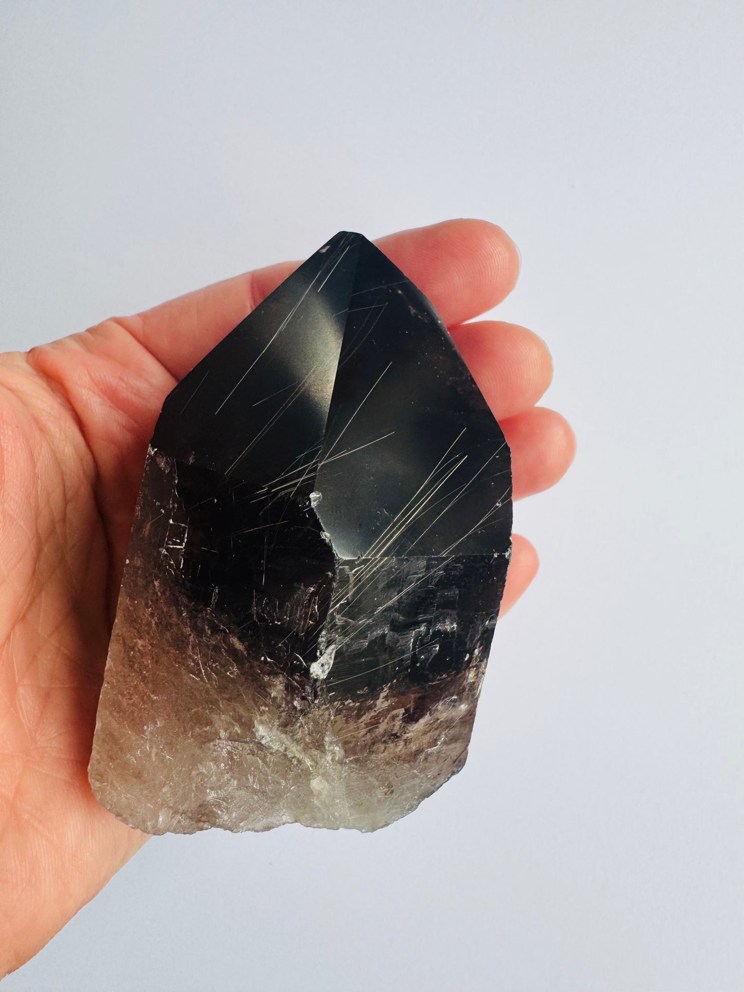 Smoky Quartz Rutilated Healing Point 256 g - Moon Room Shop and Wellness