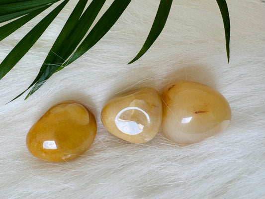 Yellow Jade Tumbled - Moon Room Shop and Wellness