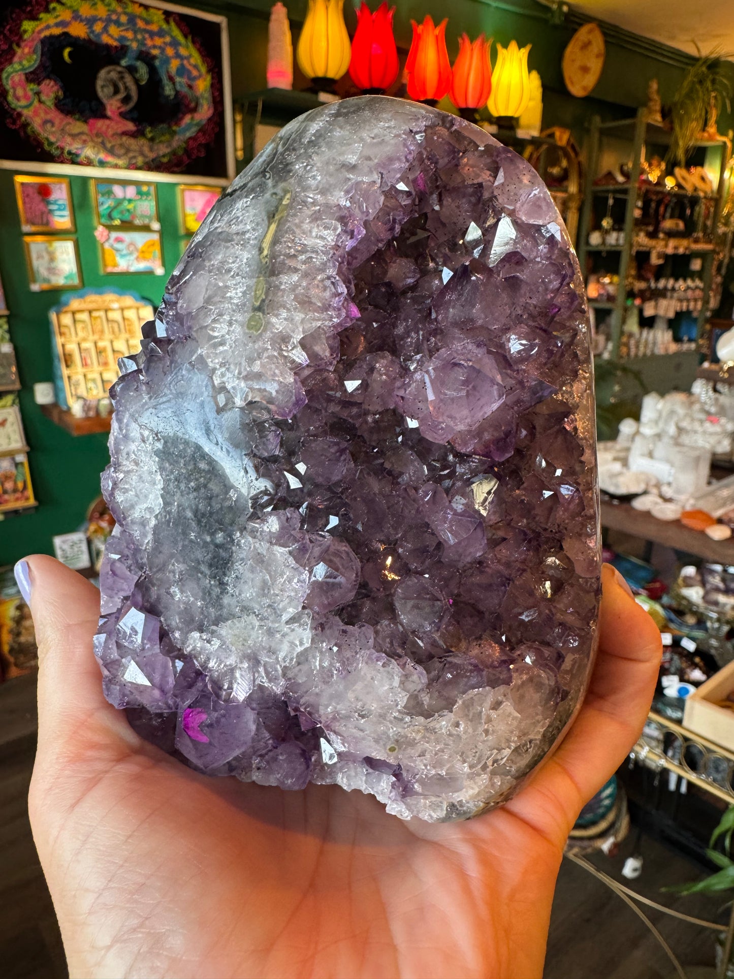 Amethyst Standing Cluster 3.64 lb Gorgeous!