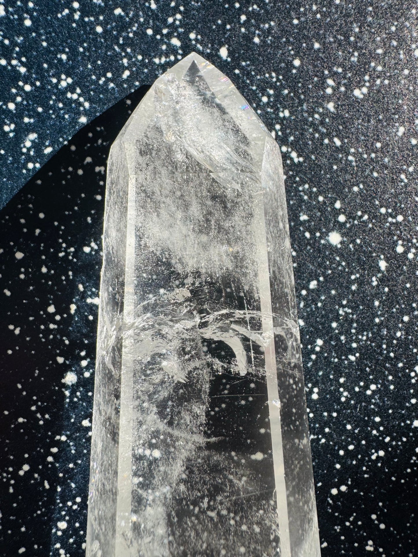 Clear Quartz Tower 222 g Brazil Beauty - Moon Room Shop and Wellness