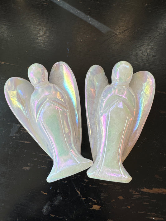 Aura Quartz Angel 4 inch - Moon Room Shop and Wellness