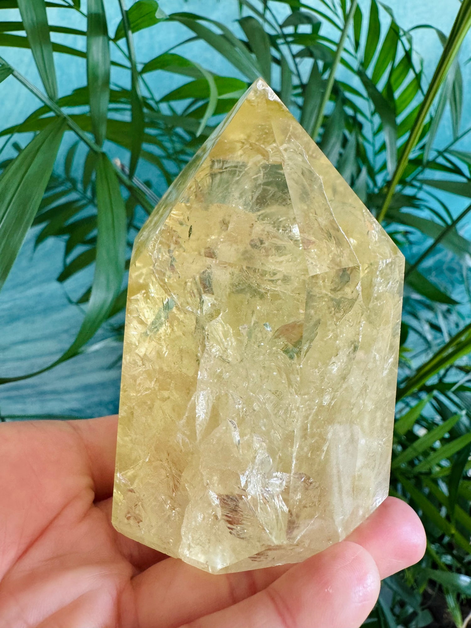 Lemon Quartz Tower 392 g  Brazil Gorgeous - Moon Room Shop and Wellness