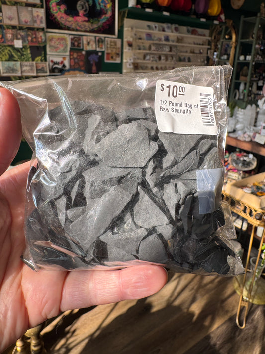 1/2 Pound Bag of Raw Shungite - Moon Room Shop and Wellness
