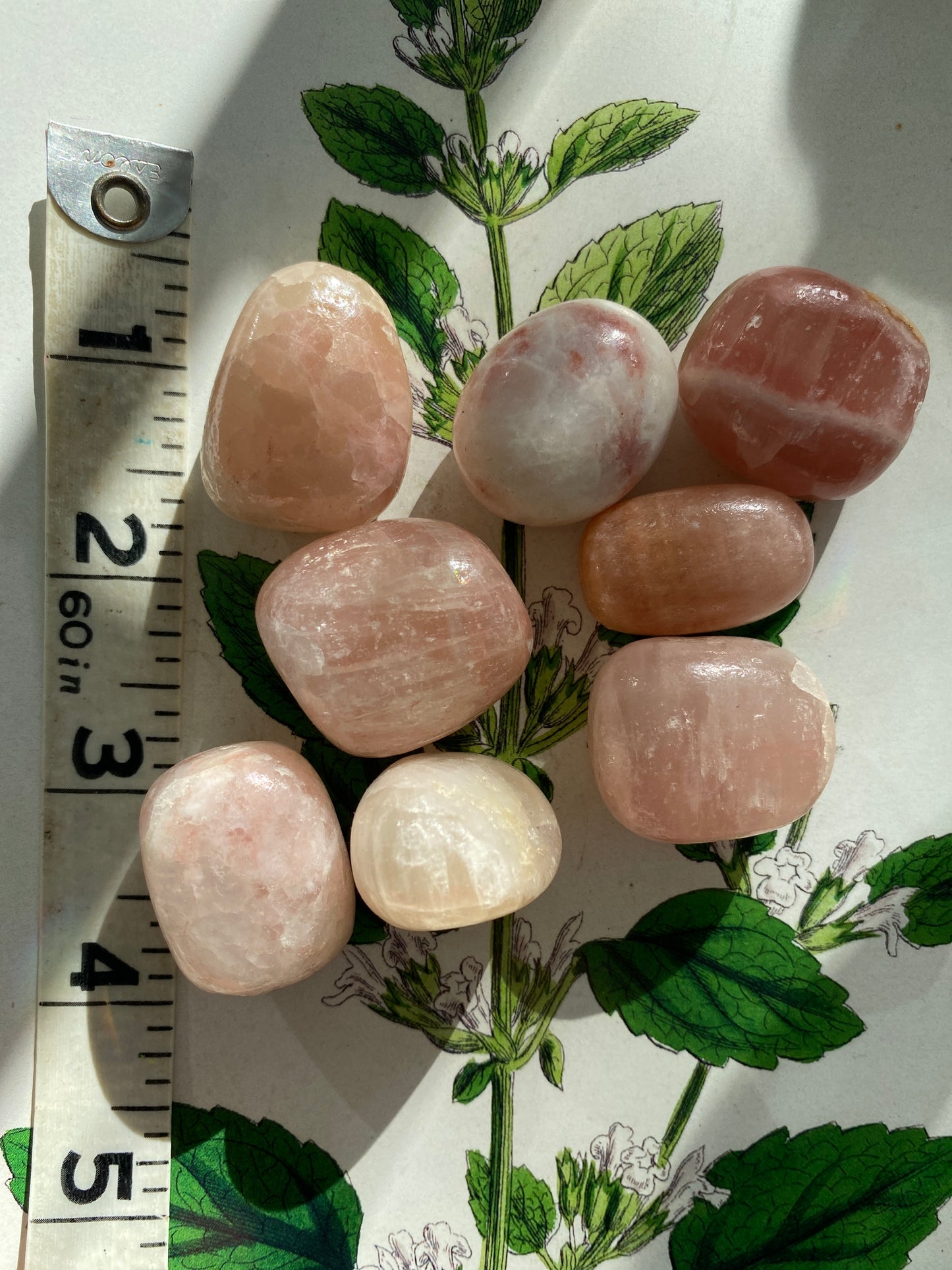 Strawberry Calcite Tumbled - Moon Room Shop and Wellness