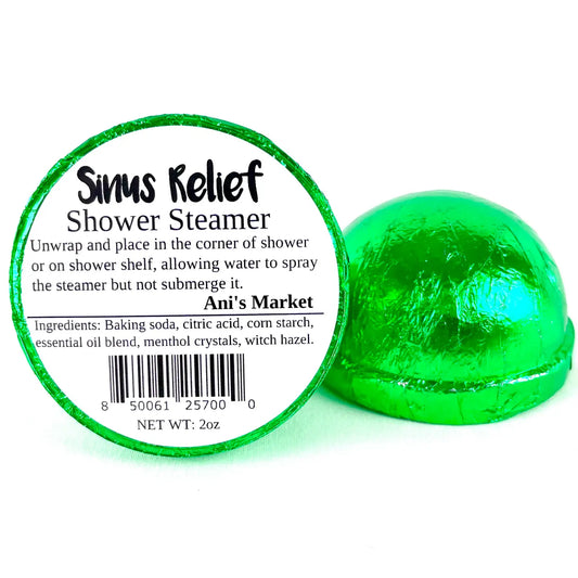 SINUS-Mint, Eucalyptus, Tea Tree Shower Steamer - Moon Room Shop and Wellness