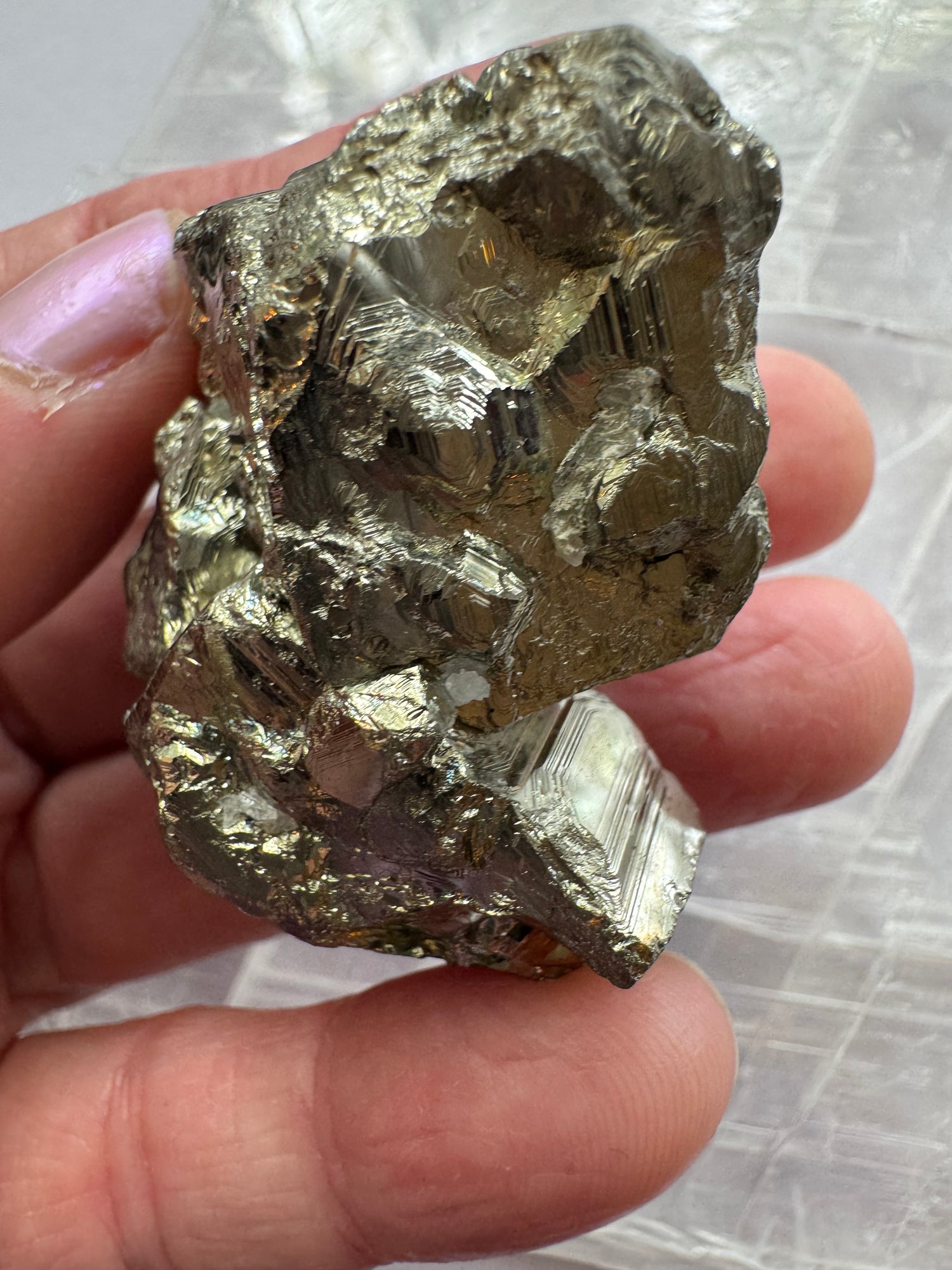 High Grade Peruvian Pyrite Cluster 98 g -Peru - Moon Room Shop and Wellness