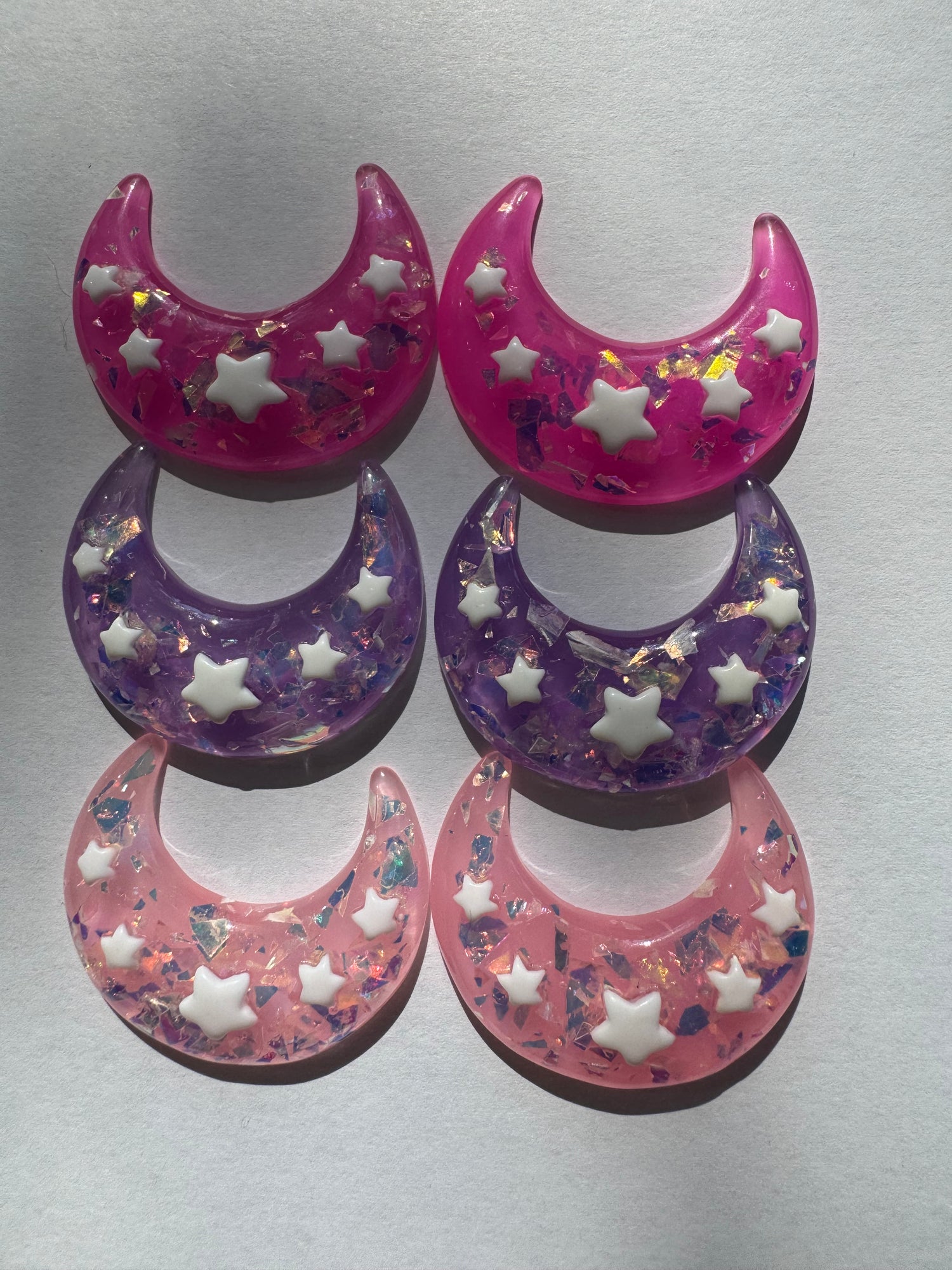 Sparkly Crescent Moon Charm - Moon Room Shop and Wellness