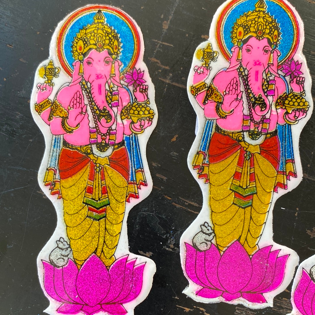 Lord Ganesh-God of wisdom, success and good luck-Removes obstacles Sticker - Moon Room Shop and Wellness