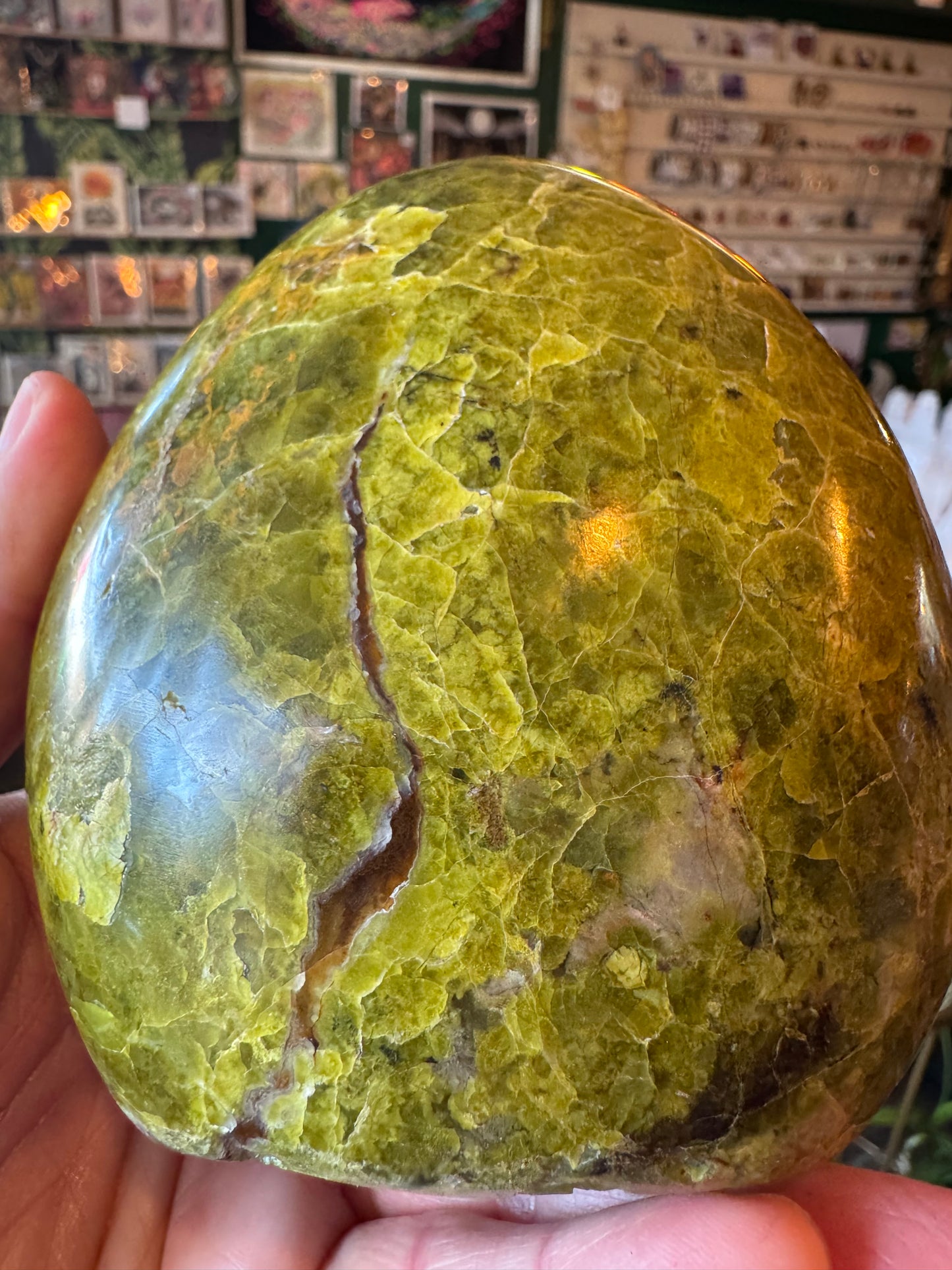 Green Opal Freeform 1.53 lb - Moon Room Shop and Wellness
